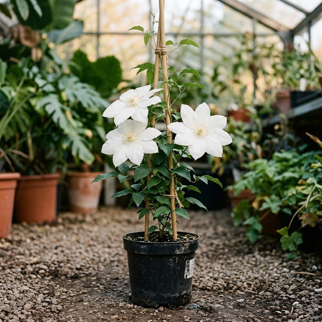 Clematis Henryi Blanca