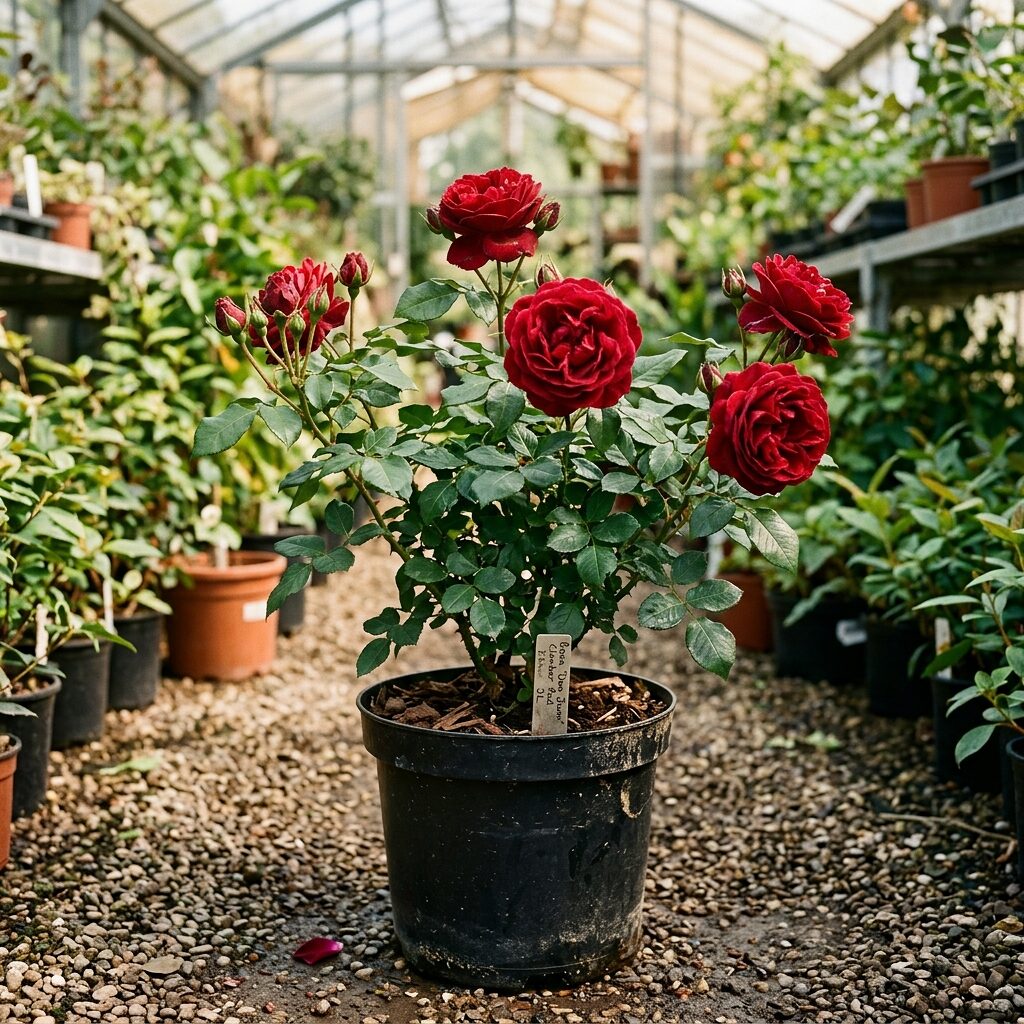 Rosa FL. Don Juan Rojo aterciopelado