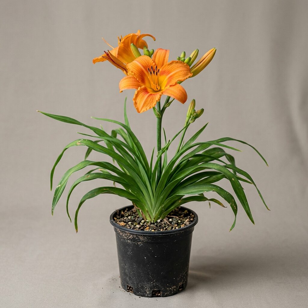 Hemerocallis Naranja Simple