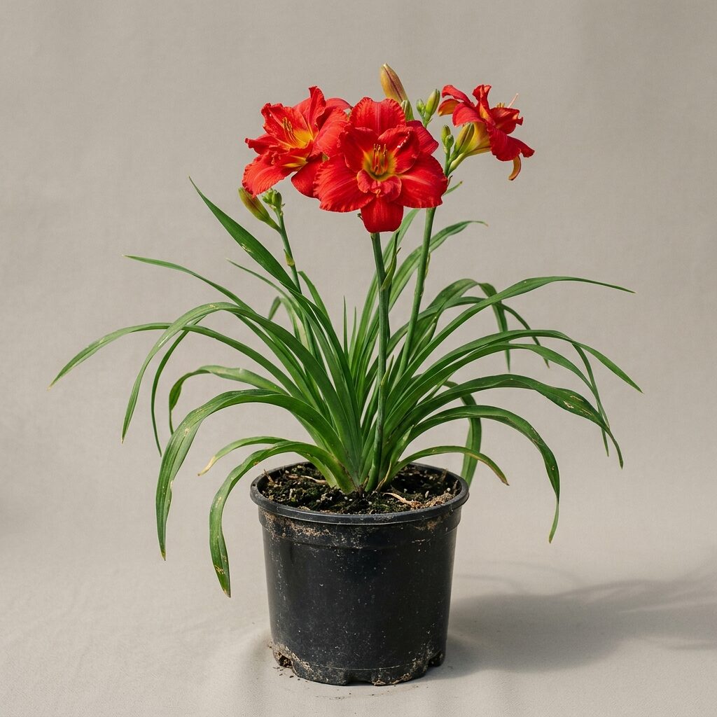 Hemerocallis Double Firecracker Rojo doble