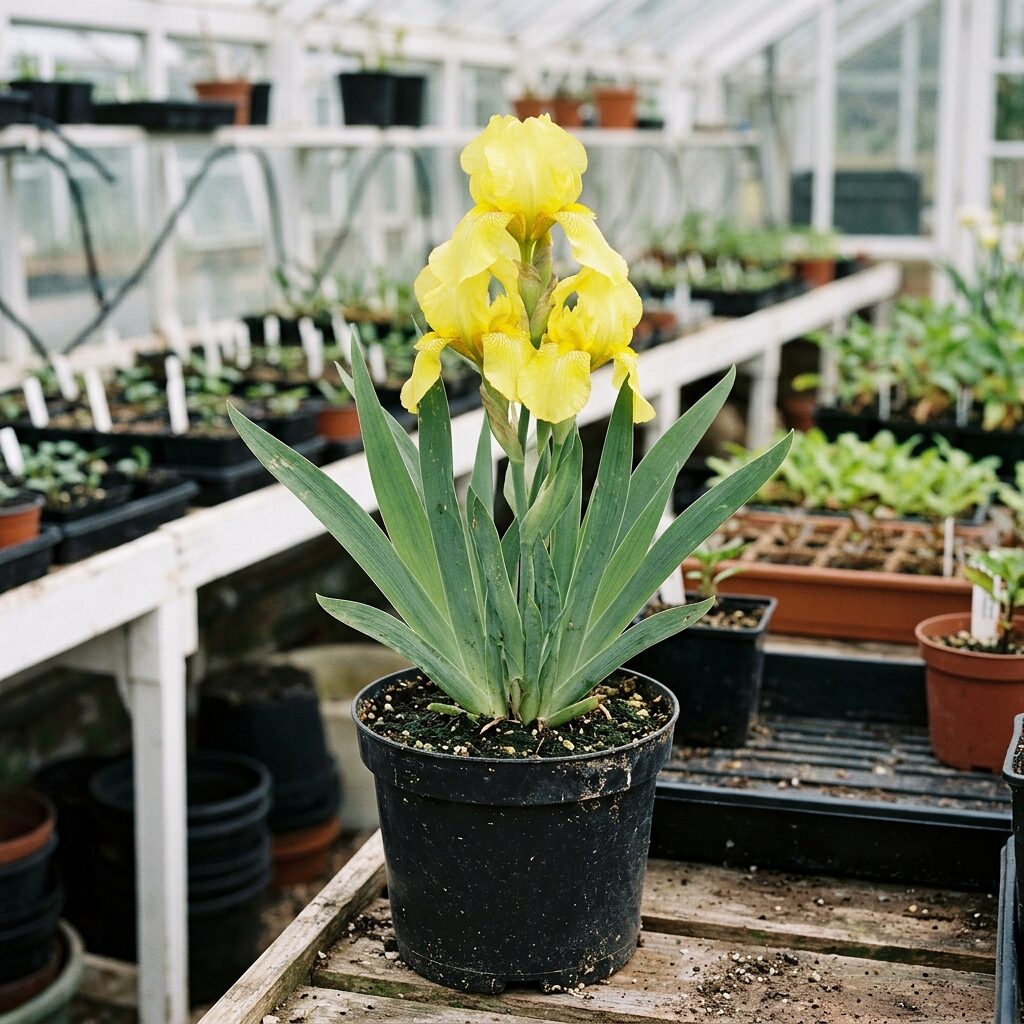 Iris germanica Amarillo
