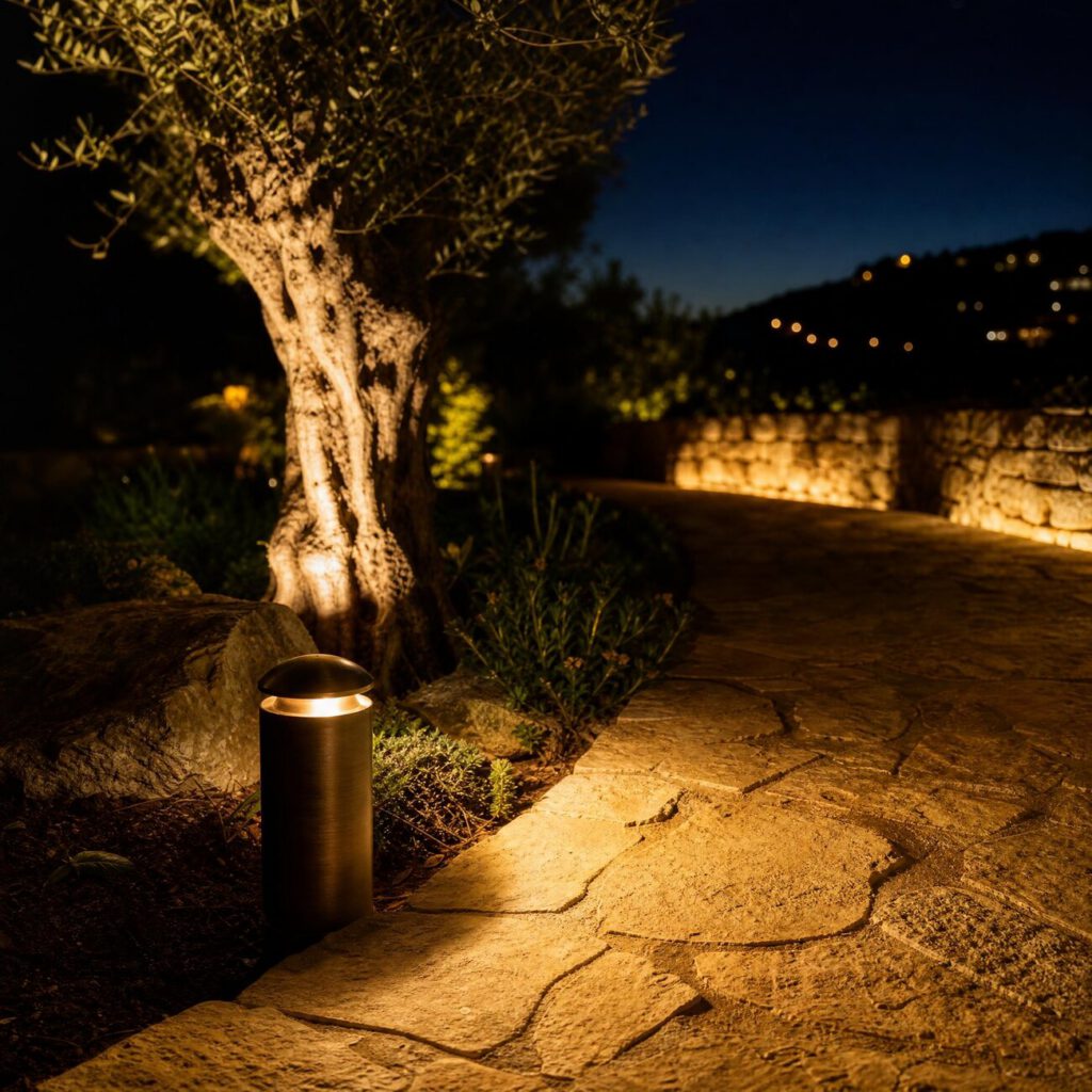 Iluminación de jardín — Oriente Garden